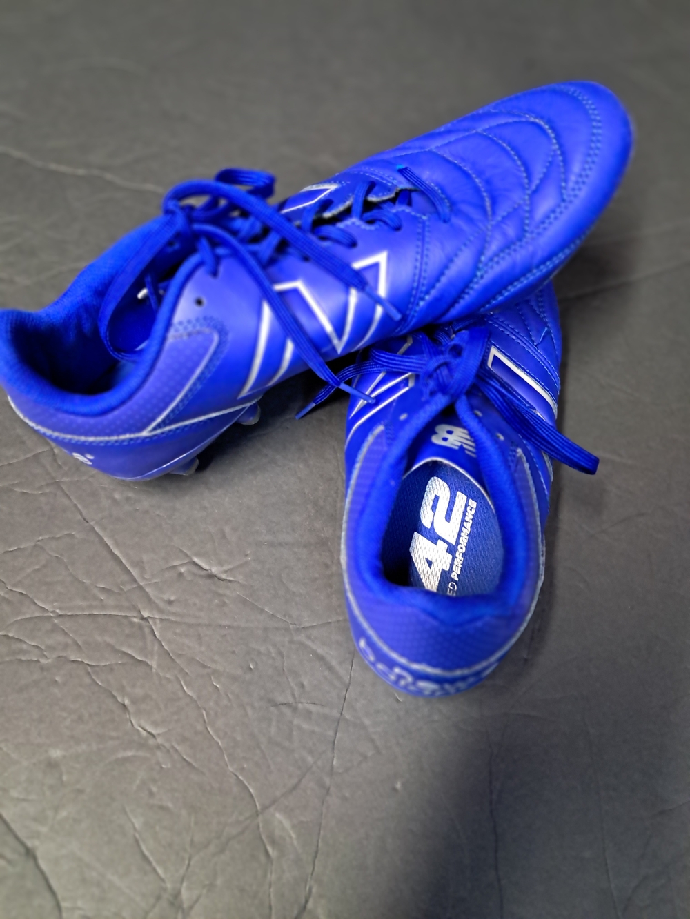 New Balance Mens  Blue Soccer Cleats